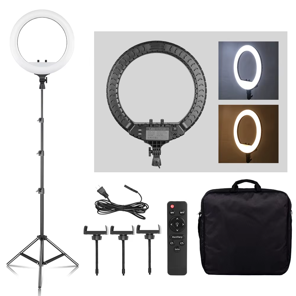 Photography Lighting Wand - مصباح حلقي LED بقطر 18 بوصة