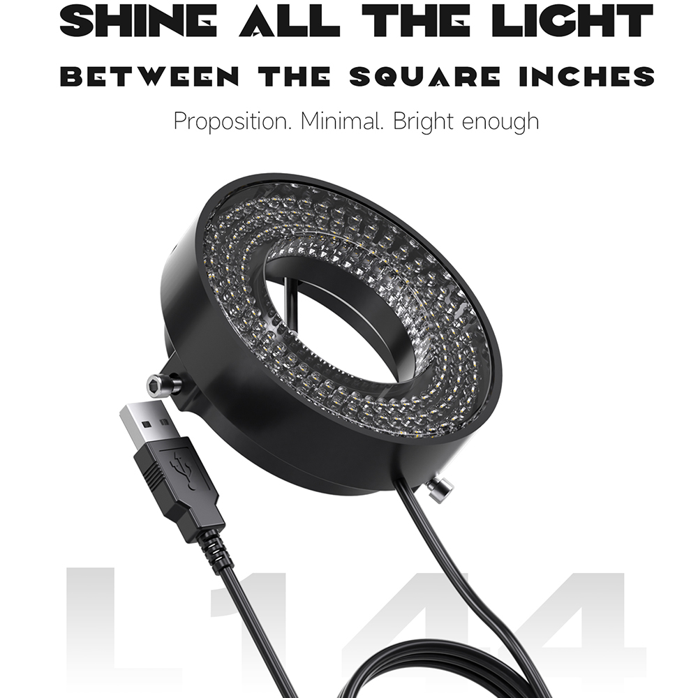 Photography Lighting Products - مصباح حلقي LED للميكروسكوب طراز L144