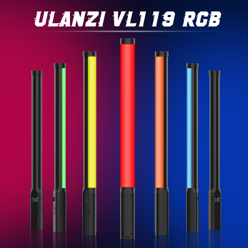 Photography Lighting Wand - Ulanzi VL119 يده RGB الملونة عصا