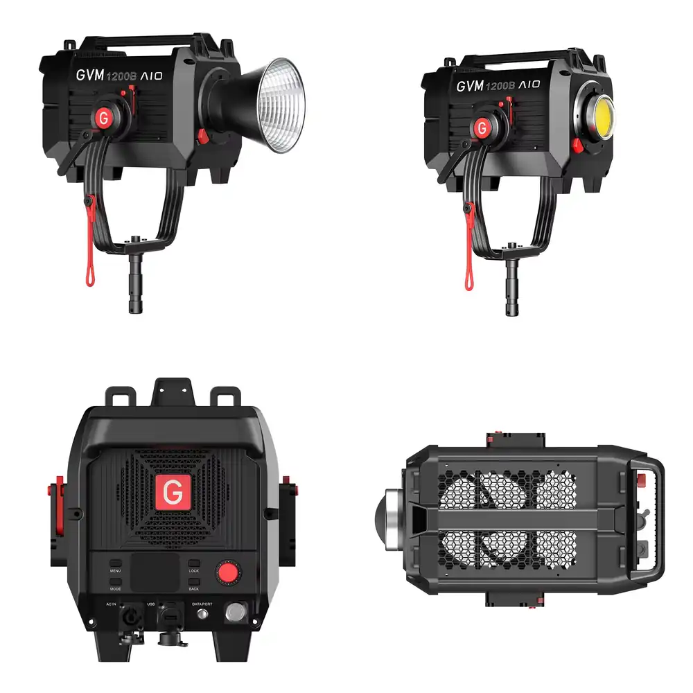 Lighting In Photography Studio - ضوء LED مستمر GVM SD1200B AIO