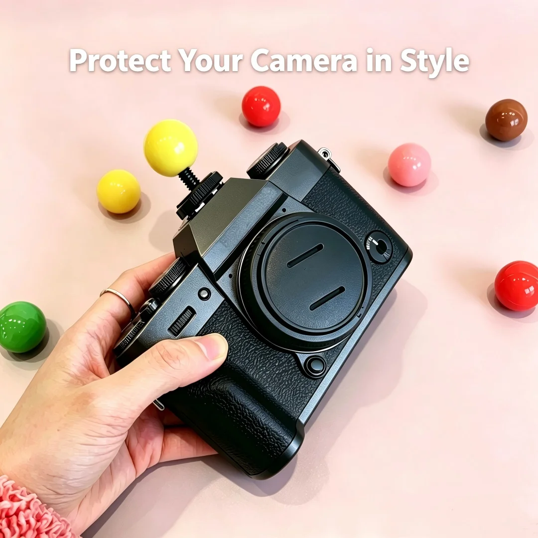 Sony Camera Zv-E10 - غطاء حذاء ساخن دائري لطيف لكاميرات