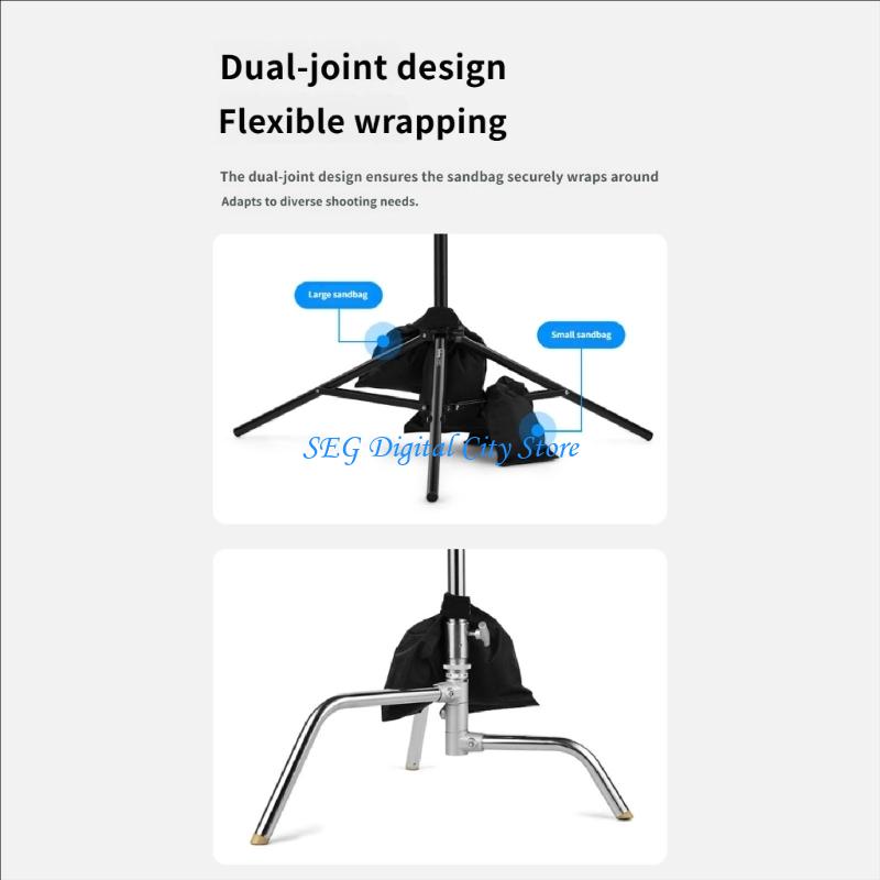 U75B حامل إضاءة احترافي يدعم ك - مراجعة Light Stand Sandbag وسعره