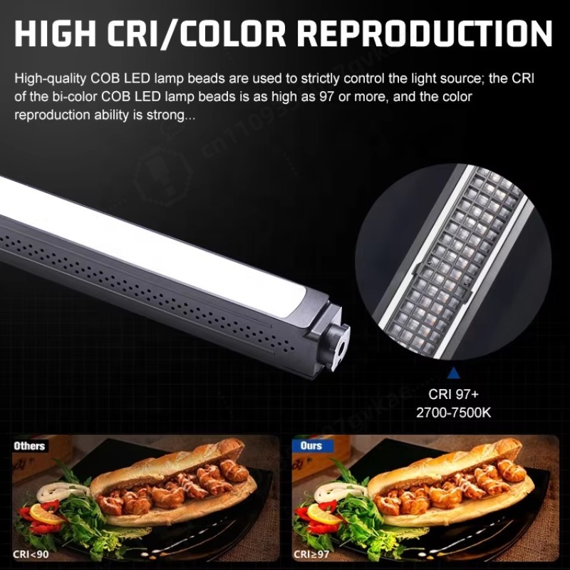 مصباح فيديو LED محمول RGB بدرج - مراجعة Lighting In Photography Studio وسعره