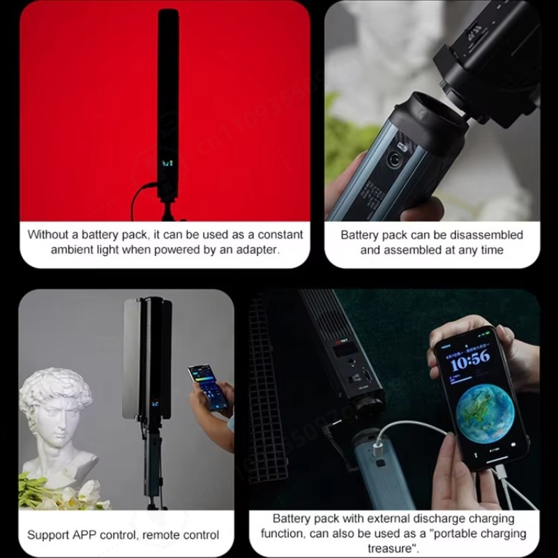 مصباح فيديو LED محمول RGB بدرج - مراجعة Lighting In Photography Studio وسعره