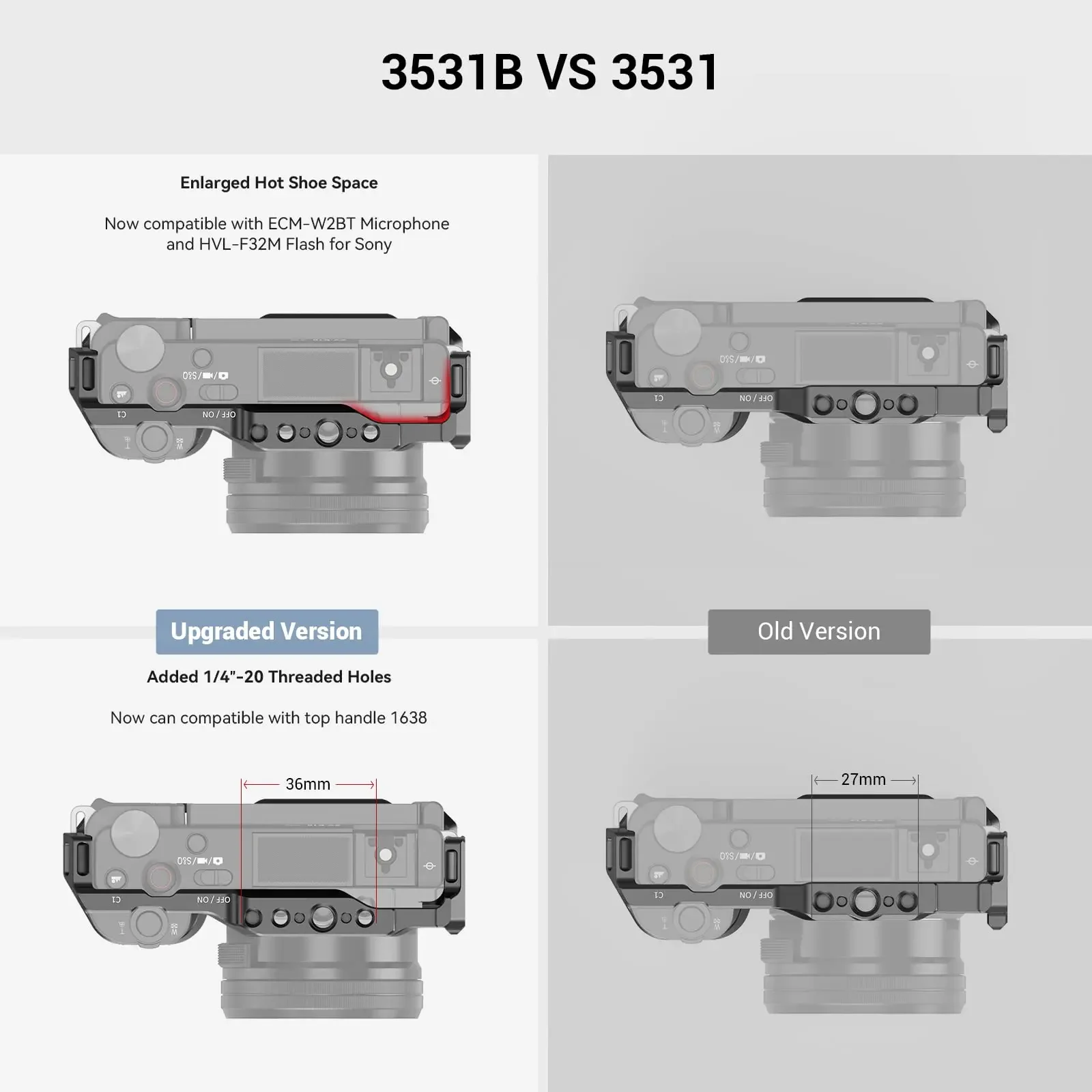 قفص كاميرا SmallRig لسوني ZV-E - مراجعة Sony Camera Zv-E10 وسعره