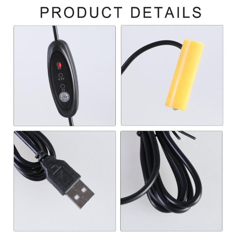 USB إلى 3 فولت 4.5 فولت 6 فولت - مراجعة Photography Lighting Products وسعره