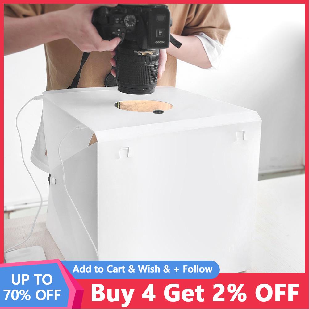 استوديو تصوير صغير قابل للطي م - مراجعة Photography Lighting Softbox وسعره