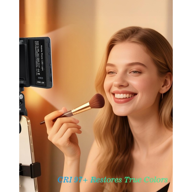 ضوء سيلفي محمول قابل للتثبيت ب - مراجعة Photography And Videography Lighting وسعره