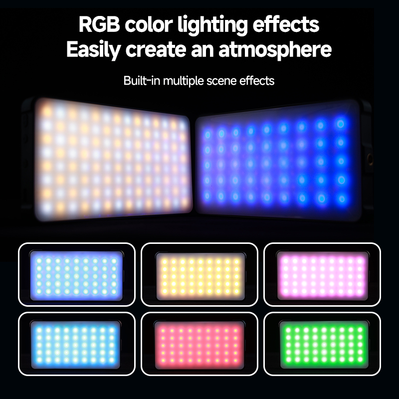 مشبك إضاءة الفيديو RGB LED للج - مراجعة Photography And Videography Lighting وسعره