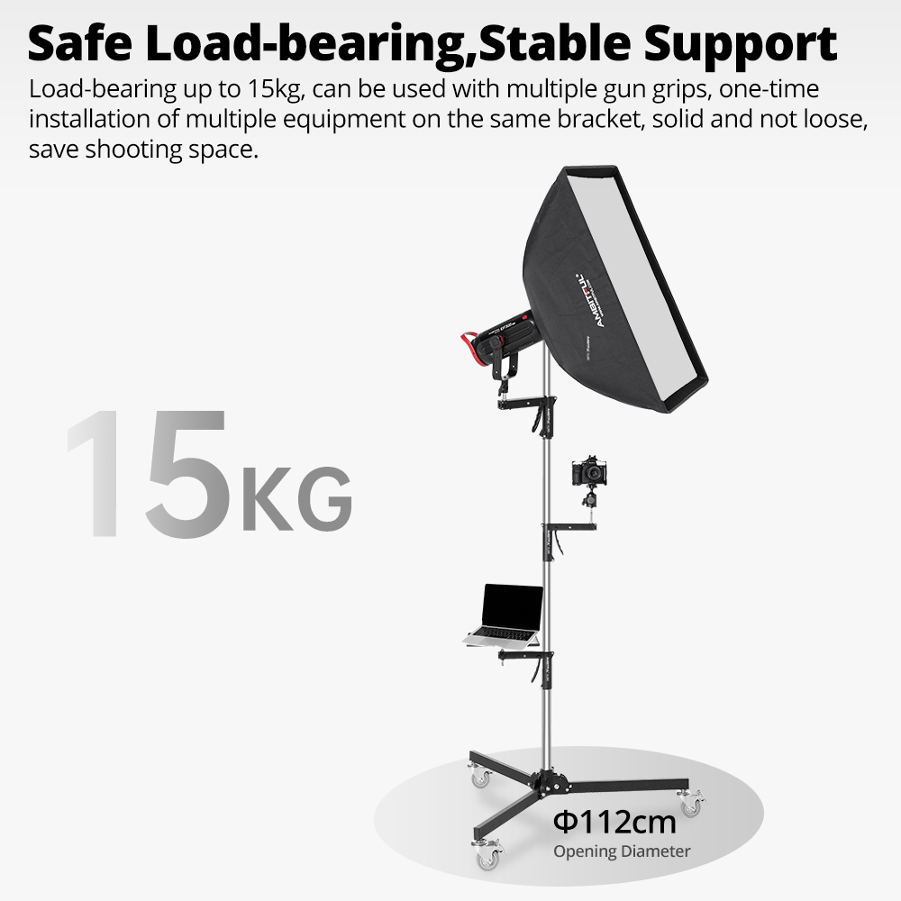 حامل إضاءة ألمونيوم قابل للطي  - مراجعة Photography Lighting Softbox وسعره