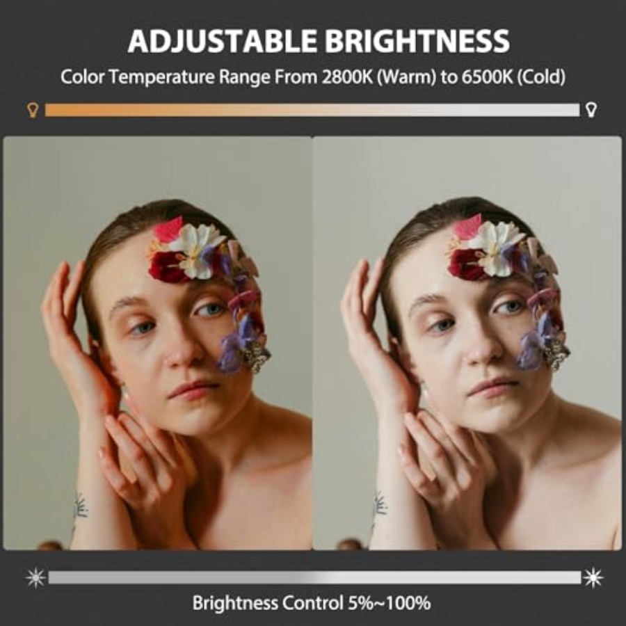 ضوء فيديو LED محمول بقوة 60 وا - مراجعة Lighting In Photography Studio وسعره
