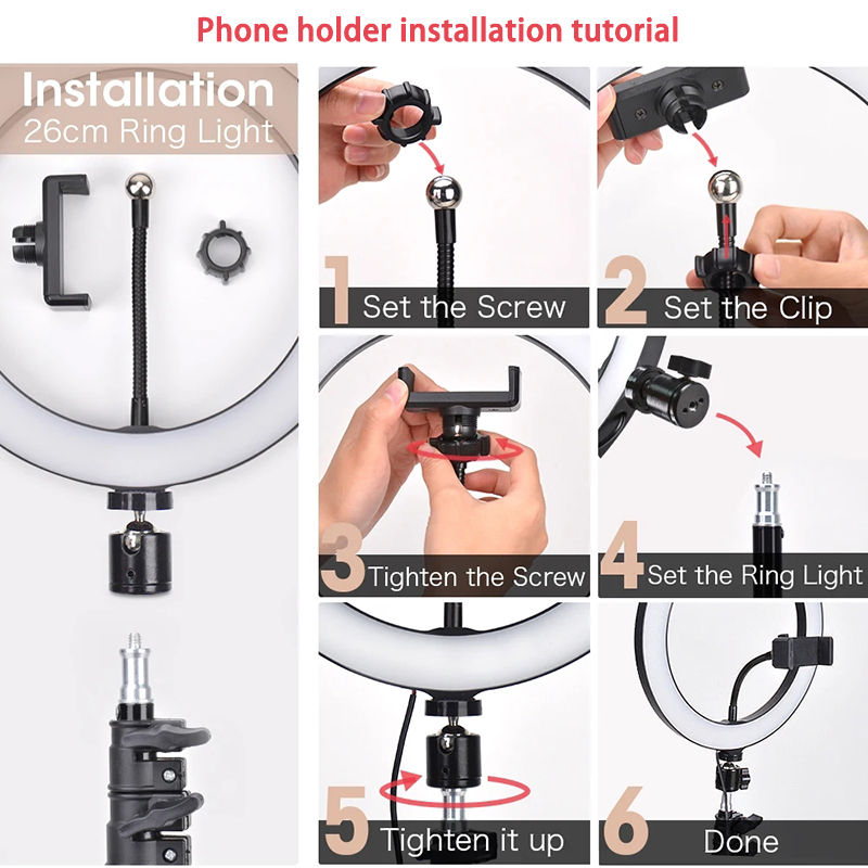 ضوء فيديو دائري LED قابل للتعت - مراجعة Photography Lighting Wand وسعره