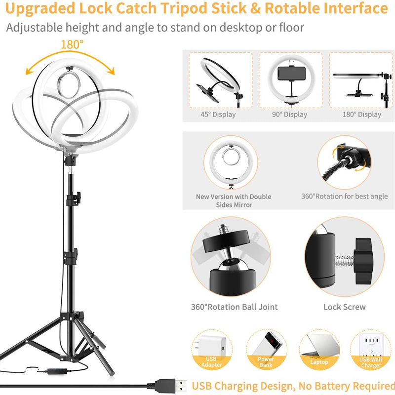 ضوء فيديو دائري LED قابل للتعت - مراجعة Photography Lighting Wand وسعره