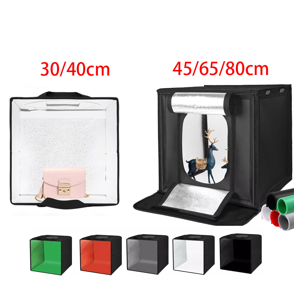 30/40/45 65 80 سنتيمتر التصوير - مراجعة Photography Lighting Softbox وسعره