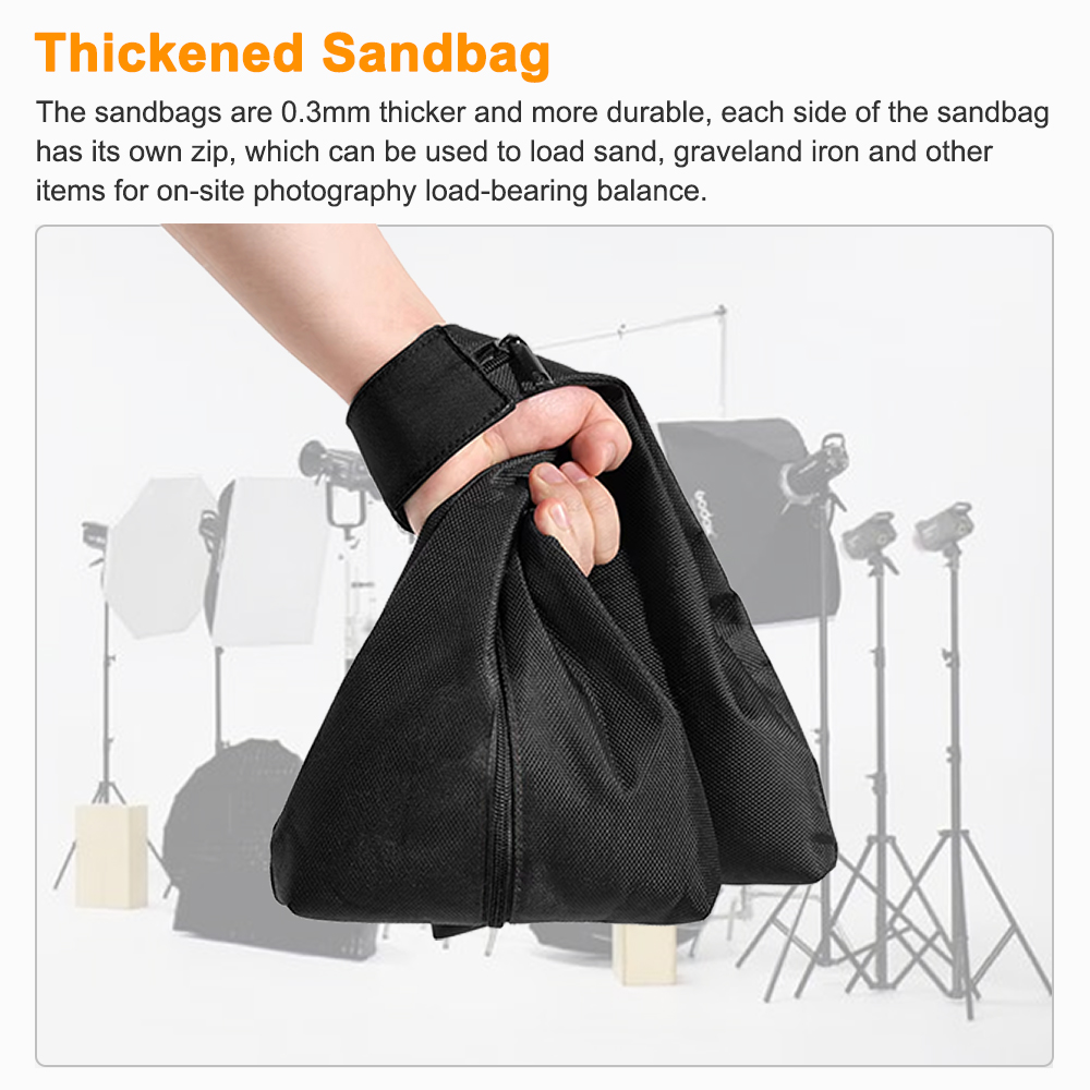 كيس رمل مزدوج الأقسام لاستوديو - مراجعة Light Stand Sandbag وسعره