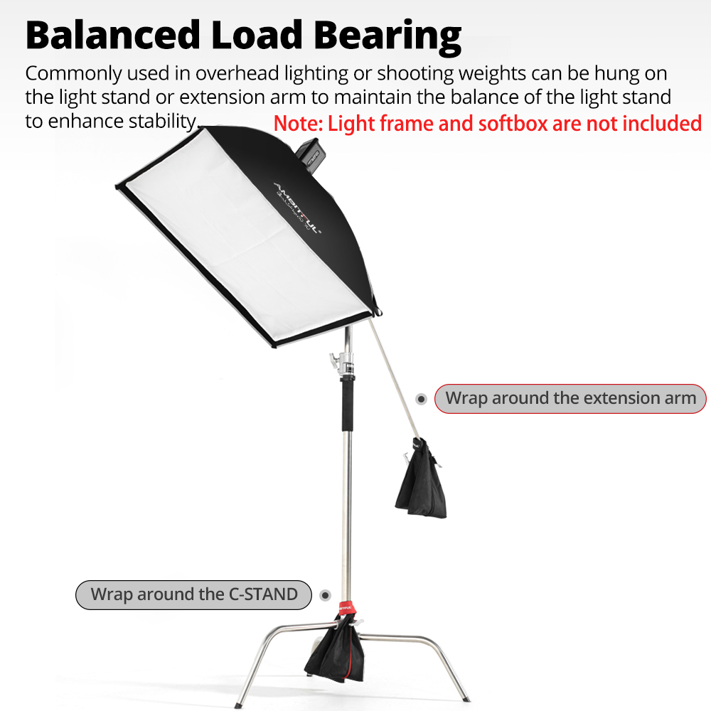 كيس رمل للتصوير الفوتوغرافي ال - مراجعة Light Stand Sandbag وسعره