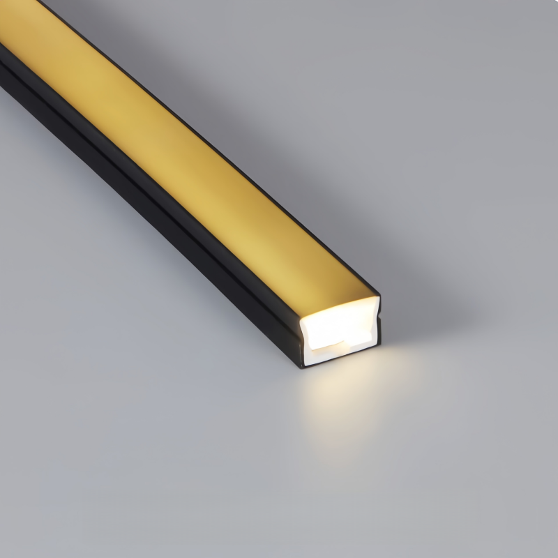 مصباح نيون LED مرن أسود مدمج ف - مراجعة Diffusion Material Roll وسعره
