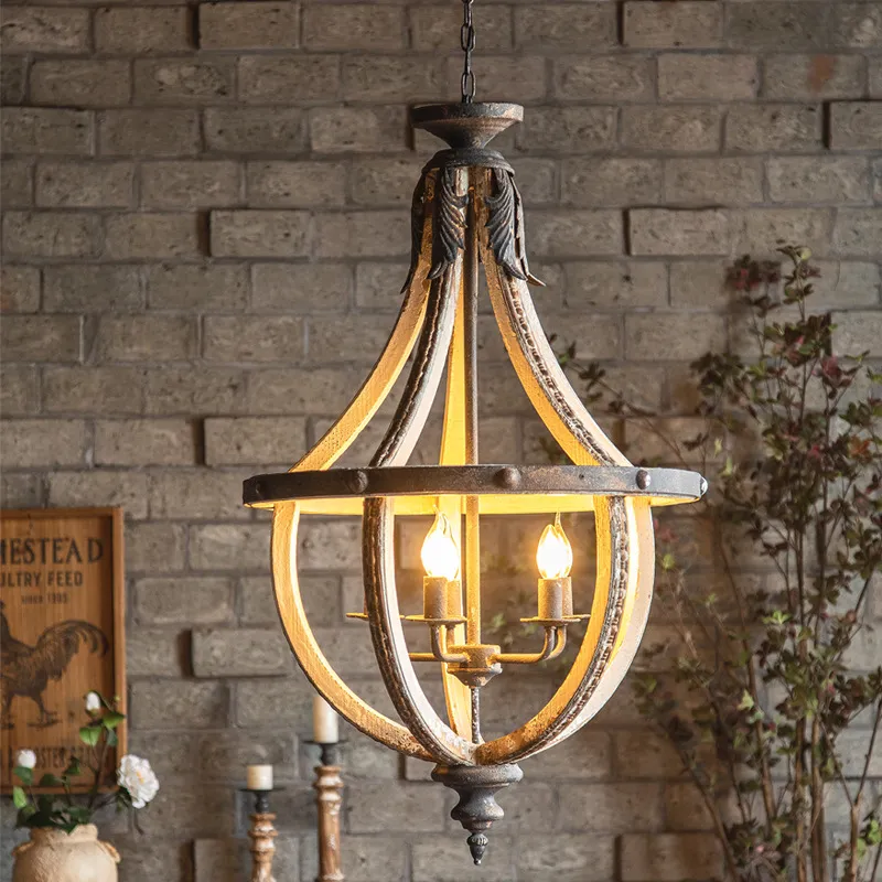 ثريا حديدية مزخرفة بتصميم عتيق - مراجعة Vintage Photography Lighting وسعره