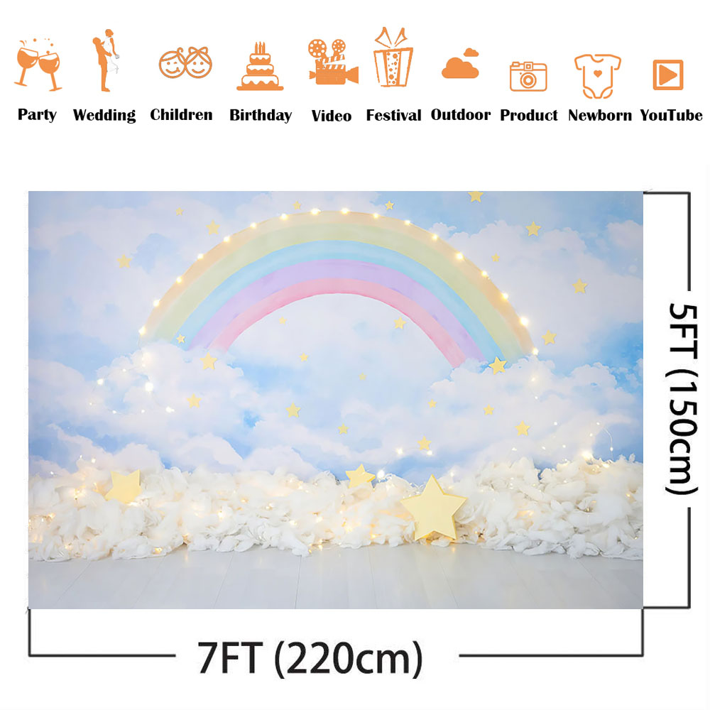 Blue Sky and White Clouds Back - مراجعة Photography Lighting White Background وسعره
